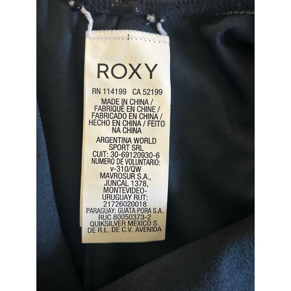 Roxy Starry Lowback One Piece Navy And White Swimsuit Size Small NWT - Picture 5 of 7